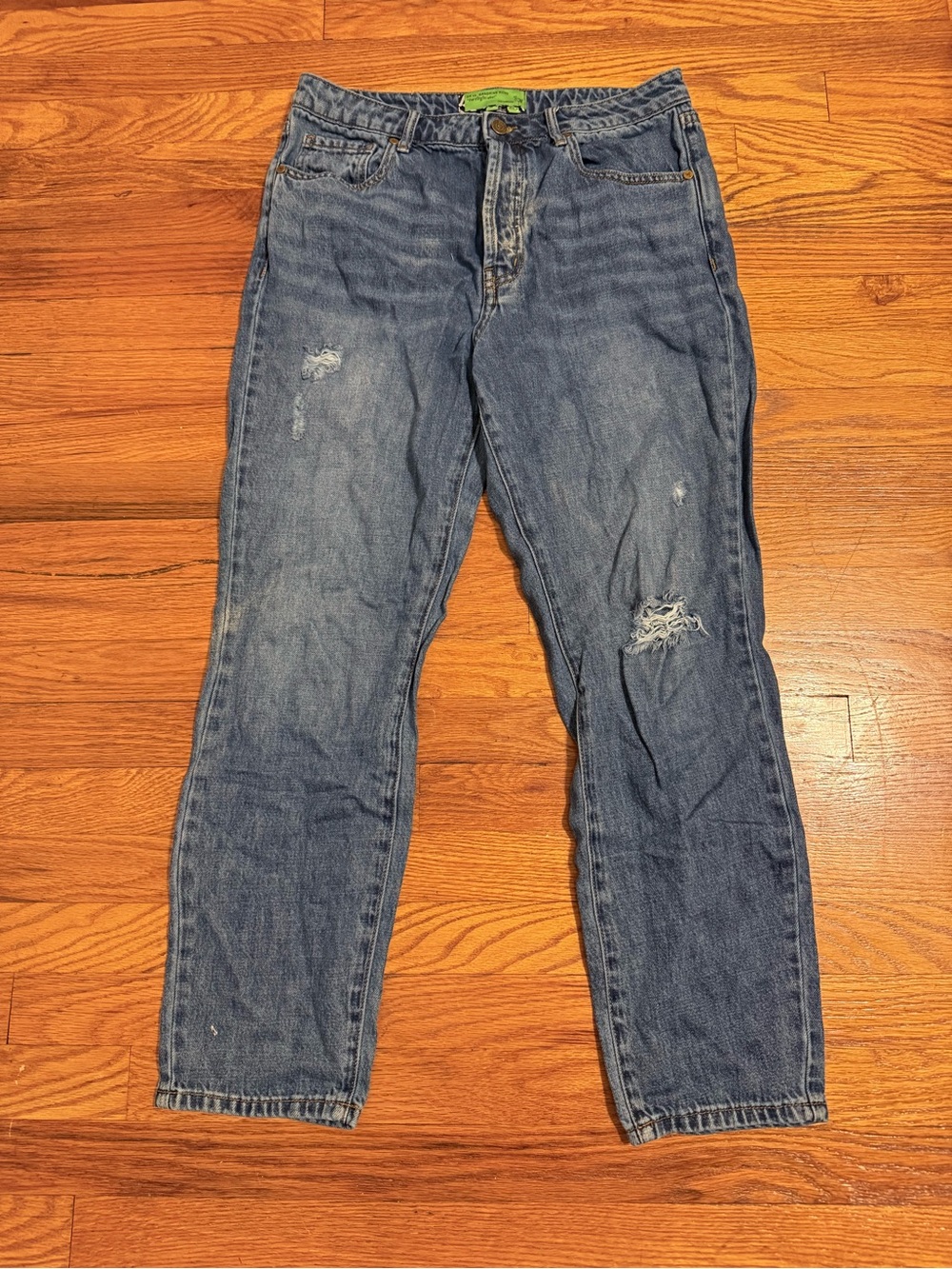 Free People SR vs. Sandrine Rose Distressed Blue Denim Jeans - Size 31